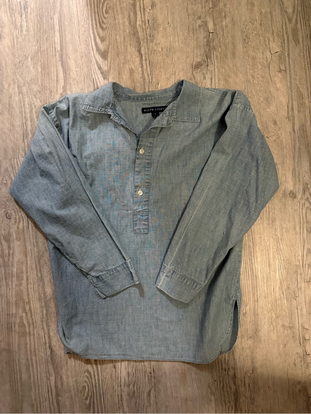 Ralph Lauren Light Blue Pullover Denim Shirt